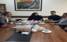 دیدار مسئولان دانشگاه علوم پزشکی شاهرود با معاون فرهنگی و دانشجویی وزیر بهداشت