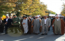 حضور پرشور دانشگاهیان شاهرود در راهپیمایی ۱۳ آبان