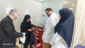 بازدید کارشناسان معاونت درمان و اداره بازرسی دانشگاه از پلی کلینیک تخصصی دانشگاه