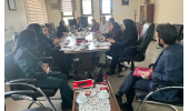 برگزاری کمیته اجرایی نظام ارجاع و تعالی بالینی در سالن جلسات معاونت درمان