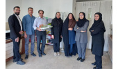تقدیر از همکاران واحد آمار و مدارک پزشکی در بیمارستان بهار