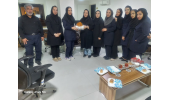 دیدار صمیمانه معاون درمان دانشگاه علوم پزشکی از همکاران واحد آمار و مدارک پزشکی بیمارستان امام حسین (ع)