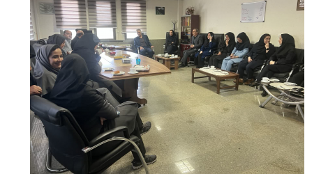 دیدار نوروزی دکتر امامیان ریاست دانشگاه علوم پزشکی از معاونت درمان