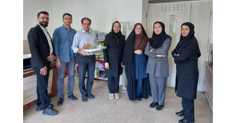 تقدیر از همکاران واحد آمار و مدارک پزشکی در بیمارستان بهار
