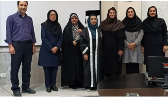 برگزاری جلسه دفاع از پایان نامه دانشجوی دکتری سلامت باروری خانم حمیده ثابت روحانی