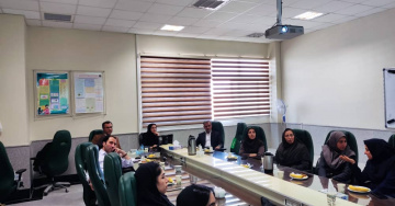 برگزاری جلسه دفاع پایان نامه دانشجوی کارشناسی ارشد خانم مژگان پزشکی