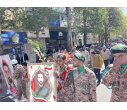مراسم تشییع پیکر شهید مدافع وطن محمدمهدی عرب باحضور پرشکوه مردم، مسئولین و کادرسلامت دانشگاه علوم پزشکی شاهرود