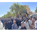 مراسم تشییع پیکر شهید مدافع وطن محمدمهدی عرب باحضور پرشکوه مردم، مسئولین و کادرسلامت دانشگاه علوم پزشکی شاهرود