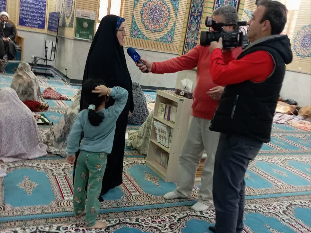 اعتکاف در مسجد بقیهالله دانشگاه علوم پزشکی شاهرود