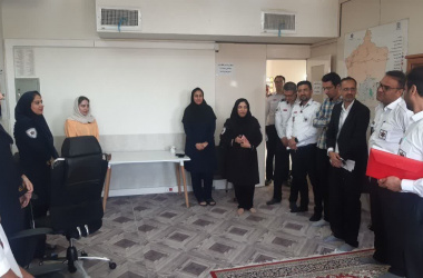بازدید سرزده ناظرین سازمان اورژانس کشور از مرکز مدیریت حوادث و فوریت های پزشکی شاهرود