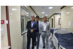بازدید دکتر رضا چمن از بیمارستان بهار
