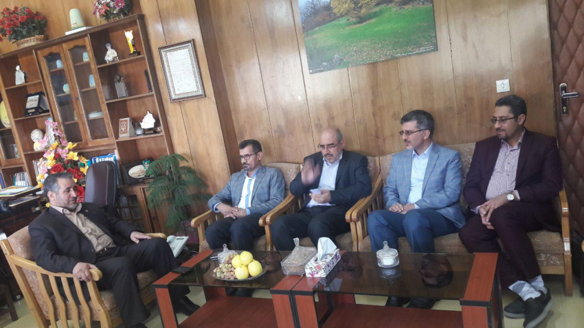 دیدار سرپرست دانشگاه علوم پزشکی شاهرود با معاون استاندار وفرماندار شهرستان شاهرود