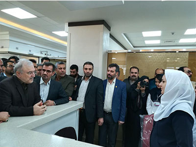 افتتاح بزرگترین اورژانس شرق کشورتوسط وزیر بهداشت