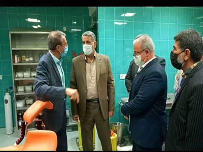 بازدید نماینده مردم بصیر شهرستانهای شاهرود و میامی از بیمارستان میامی