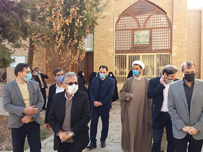 بازدید اساتید دانشگاه علوم پزشکی شاهرود از مدرسه علمیه باقر العلوم (ع) بسطام