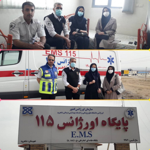 مدیر مرکز اورژانس پیش بیمارستانی و مدیریت حوادث دانشگاه از پایگاه اورژانس۱۱۵ جادهای امام علی دانشگاه بازدید کرد.