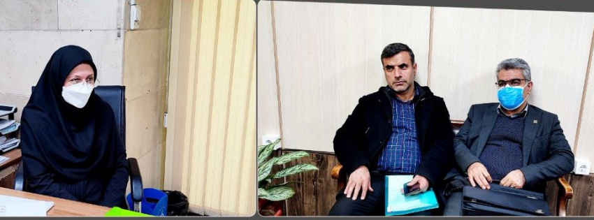 دکتر شیبانی با رئیس گروه نیروی انسانی بیمارستانی و تخصصی (ضریب کا)دیدار نمود