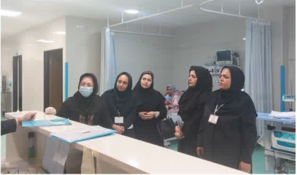 بازدید از بخشهای اورژانس، داخلی، مراقبتهای ویژه قلبی و دیالیز بیمارستان امام رضا (ع) میامی