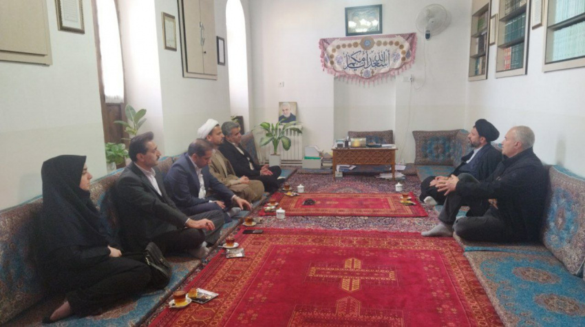 دیدار رییس دانشگاه با امام جمعه بسطام