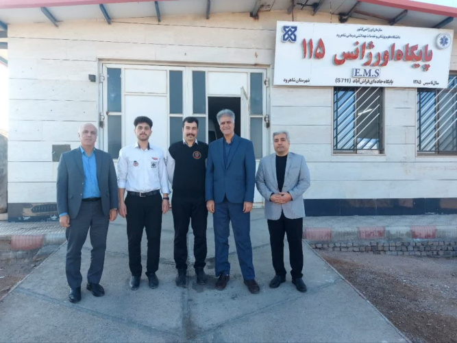 بازدید میدانی سرپرست دانشگاه از مراکز بهداشتی درمانی شهرستان میامی