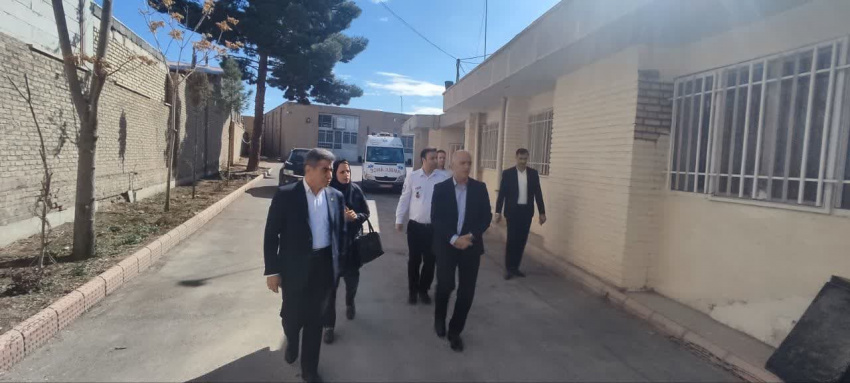 بازدید میدانی سرپرست دانشگاه علوم پزشکی شاهرود از پایگاه اورژانس۱۱۵