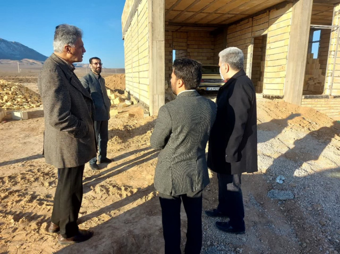بازدید دکتر امامیان از پروژه پایگاه اورژانس۱۱۵ سه راهی نردین