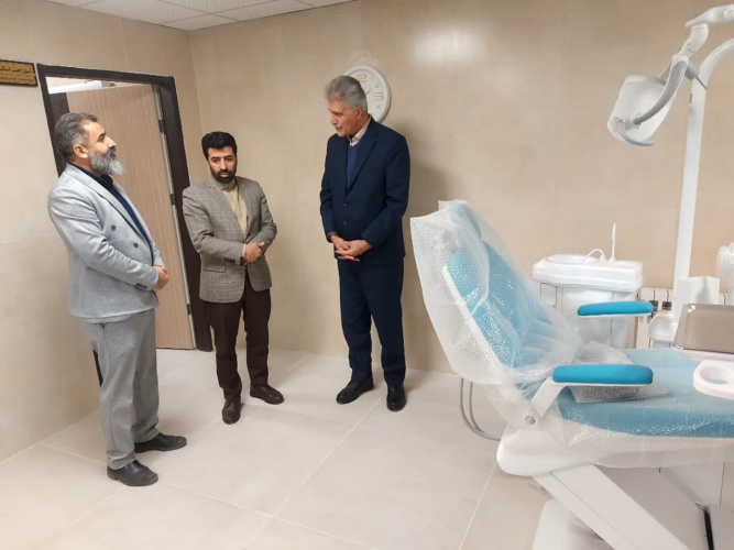 بازدید صبحگاهی سرپرست دانشگاه از طرح تکمیلی کلینیک تخصصی دانشکده دندانپزشکی (کلینیک مرحوم آیتالله شاهرودی)