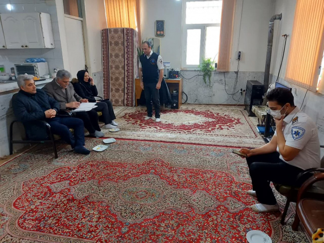 خداقوت دکتر امامیان به کارشناسان پایگاه جادهای اورژانس ۱۱۵ بیارجمند