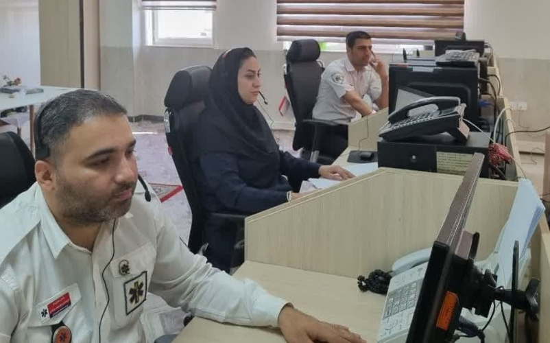 ۳۴۰۰ تماس با اورژانس شاهرود گرفته شد