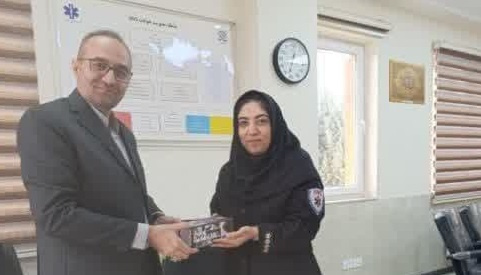 بازدید سرپرست مرکز اورژانس ۱۱۵شاهرود از پایگاههای اورژانس جاده ای بیارجمند و احمد آباد