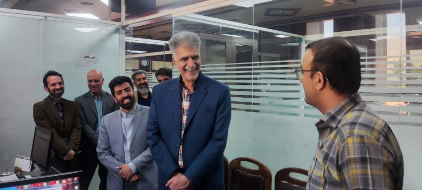 دیدار نوروزی رئیس دانشگاه علوم پزشکی شاهرود با پرسنل معاونت توسعه؛ همزمان با روز ملی منابع انسانی