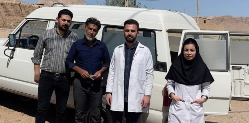 خدمت رسانی تیم سلامت مرکز جامع خدمات روستایی بکران
