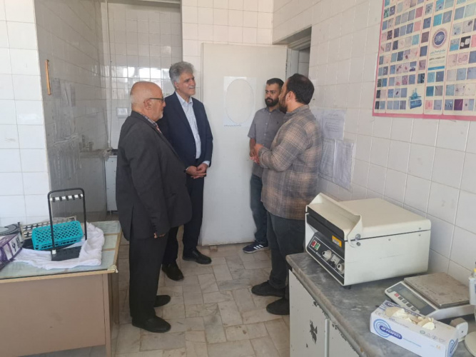 بازدید رییس دانشگاه علوم پزشکی شاهرود از مرکز خدمات جامع سلامت روستایی نردین
