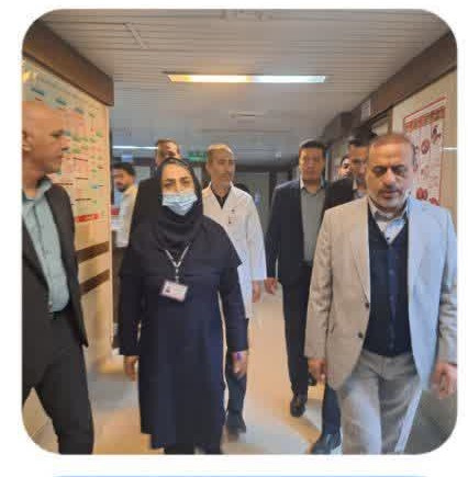 ارزیابی وضعیت خدمات درمانی در بازدید فرماندار شاهرود از بیمارستان امام حسین(ع)