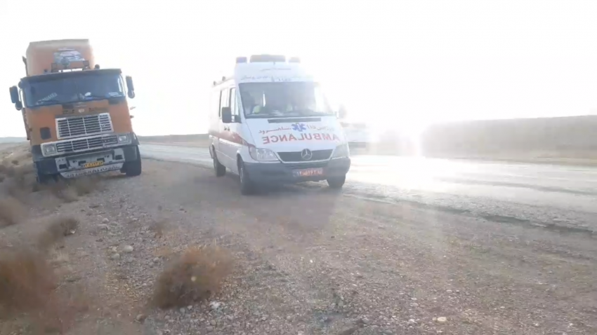 واژگونی خودروی پراید دو مصدوم برجای گذاشت.